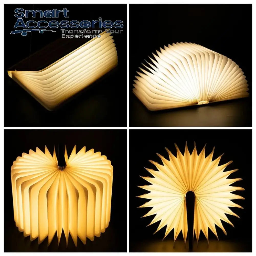 Book Wooden Led Lamp