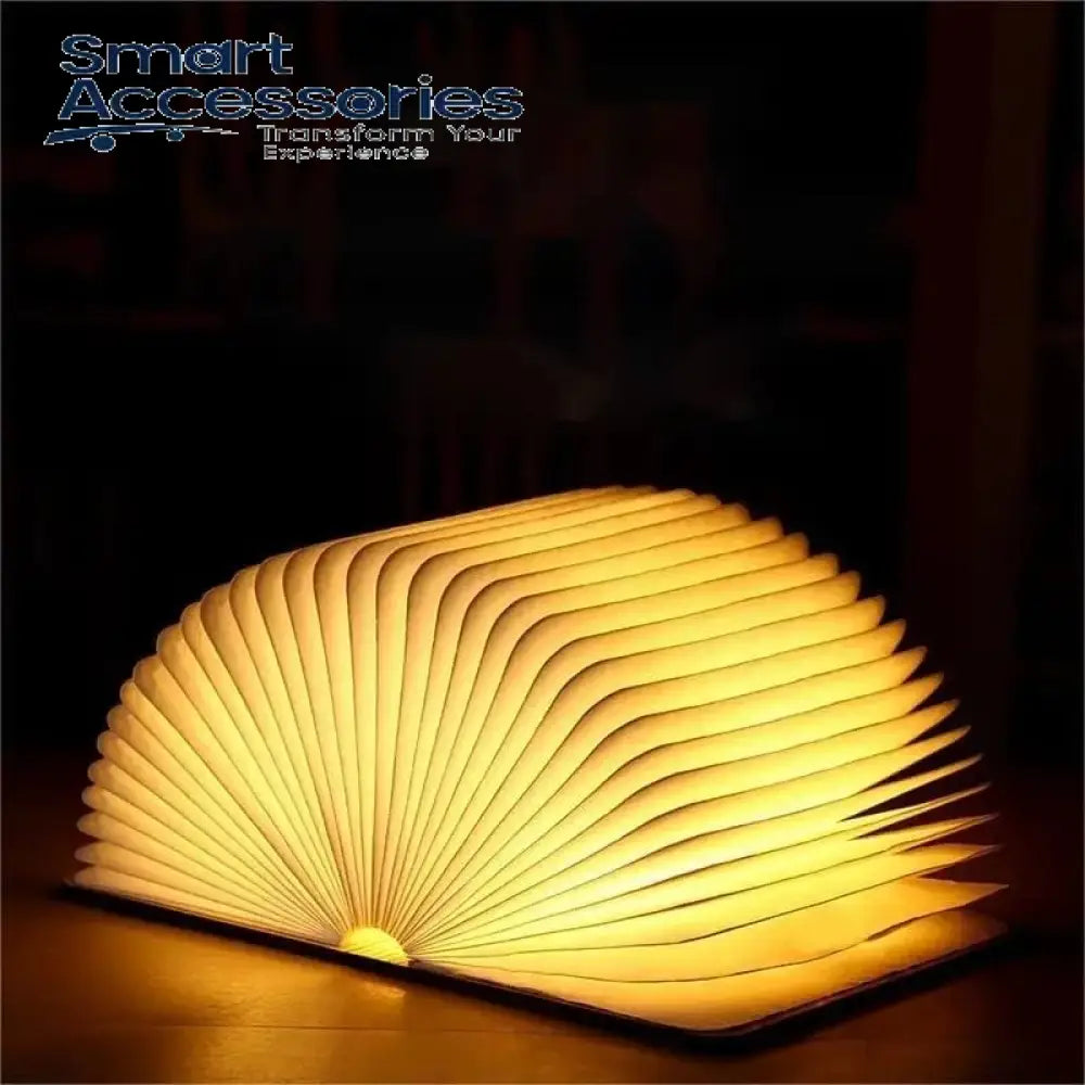 Book Wooden Led Lamp