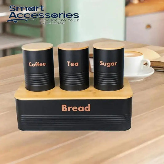 Bread Box Container For Cookies Set Of 4