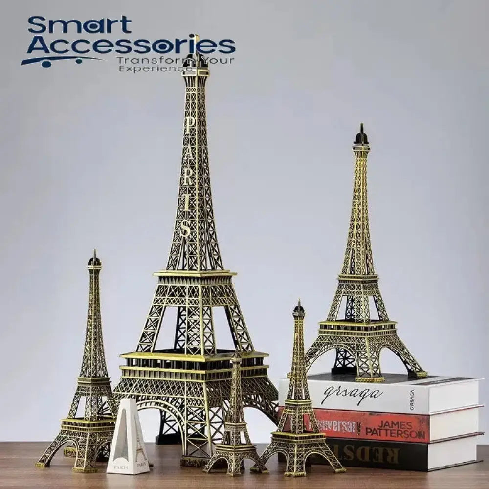 Bronze Paris Eiffel Tower Metal Crafts Home Decoration Accessories