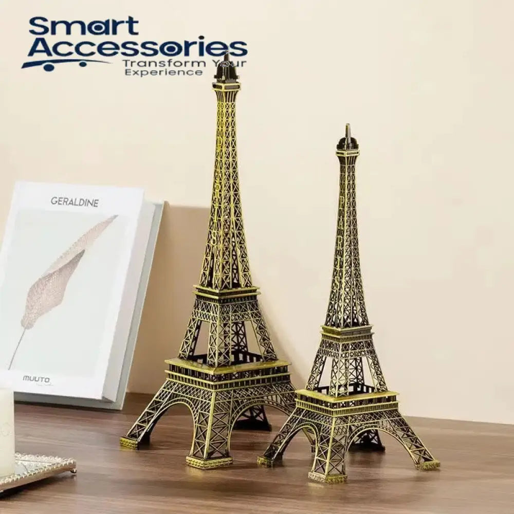 Bronze Paris Eiffel Tower Metal Crafts Home Decoration Accessories