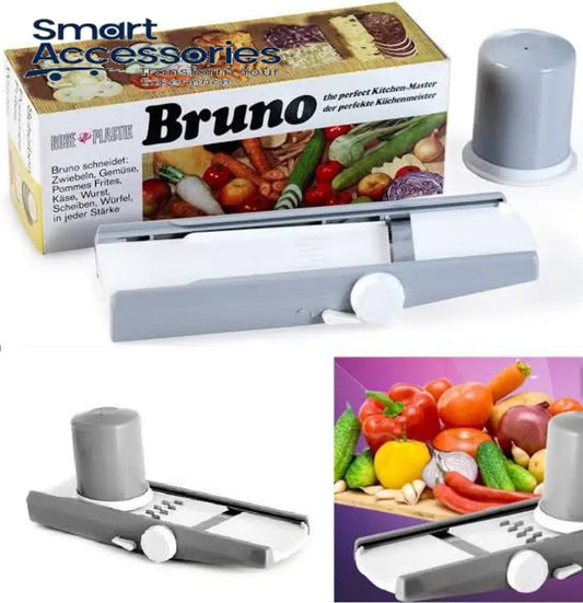 Bruno Vegetable & Salad Cutter Potato / Onion Slicer Kitchen Item Simple And Easy Use