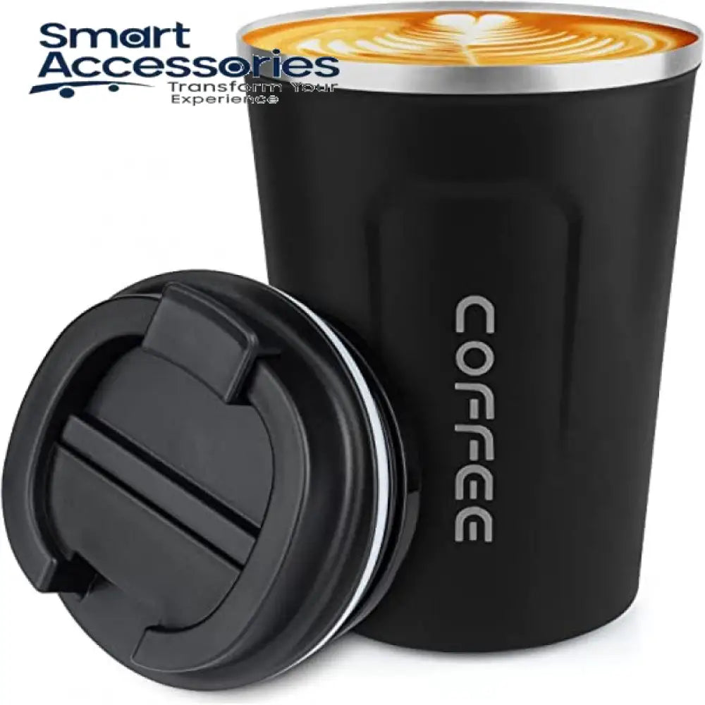 Coffee Travel Mug Spill Proof With Lid - Thermos Cup For Keep Hot/Ice Tea