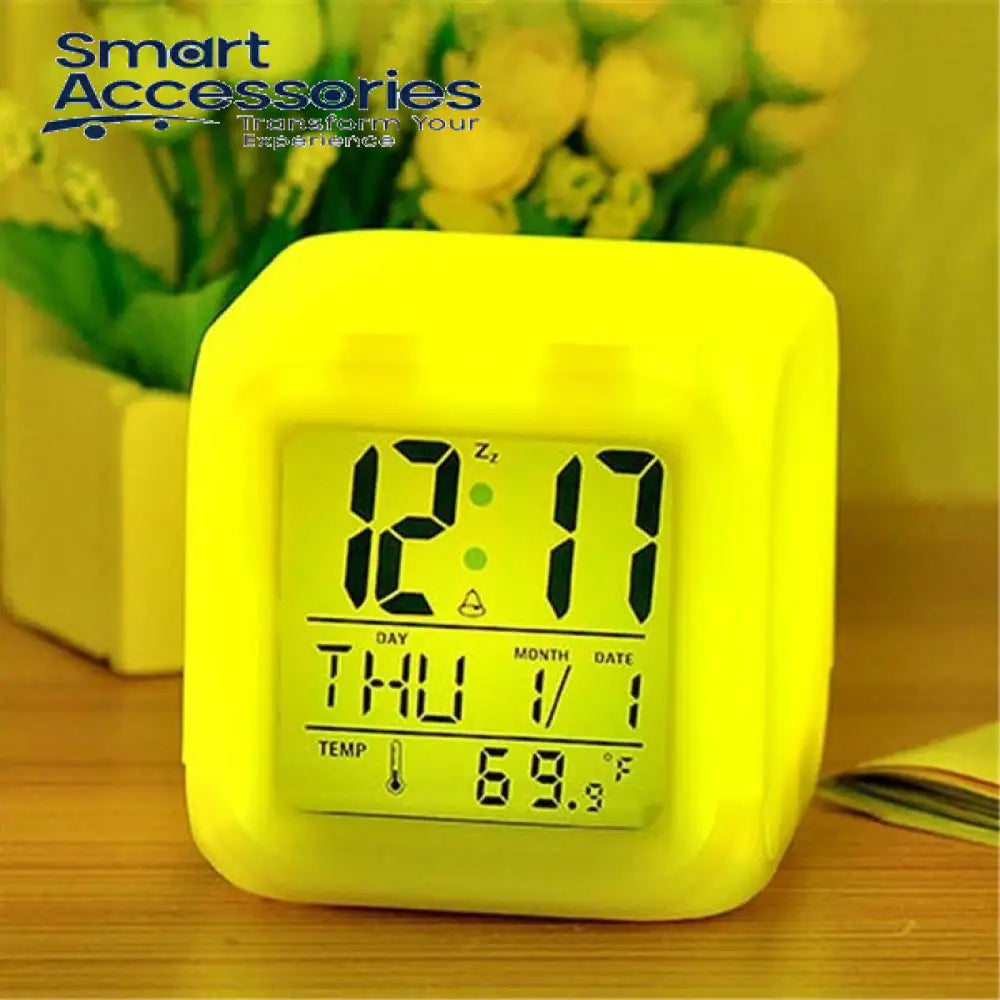 Colour Changing Led Digital Alarm Clock