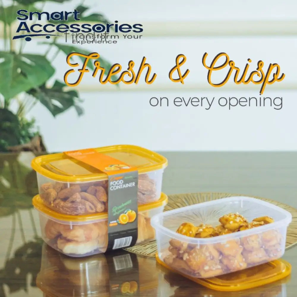 Crisper Food Container Large – Pack Of 3 (1700Ml Each)