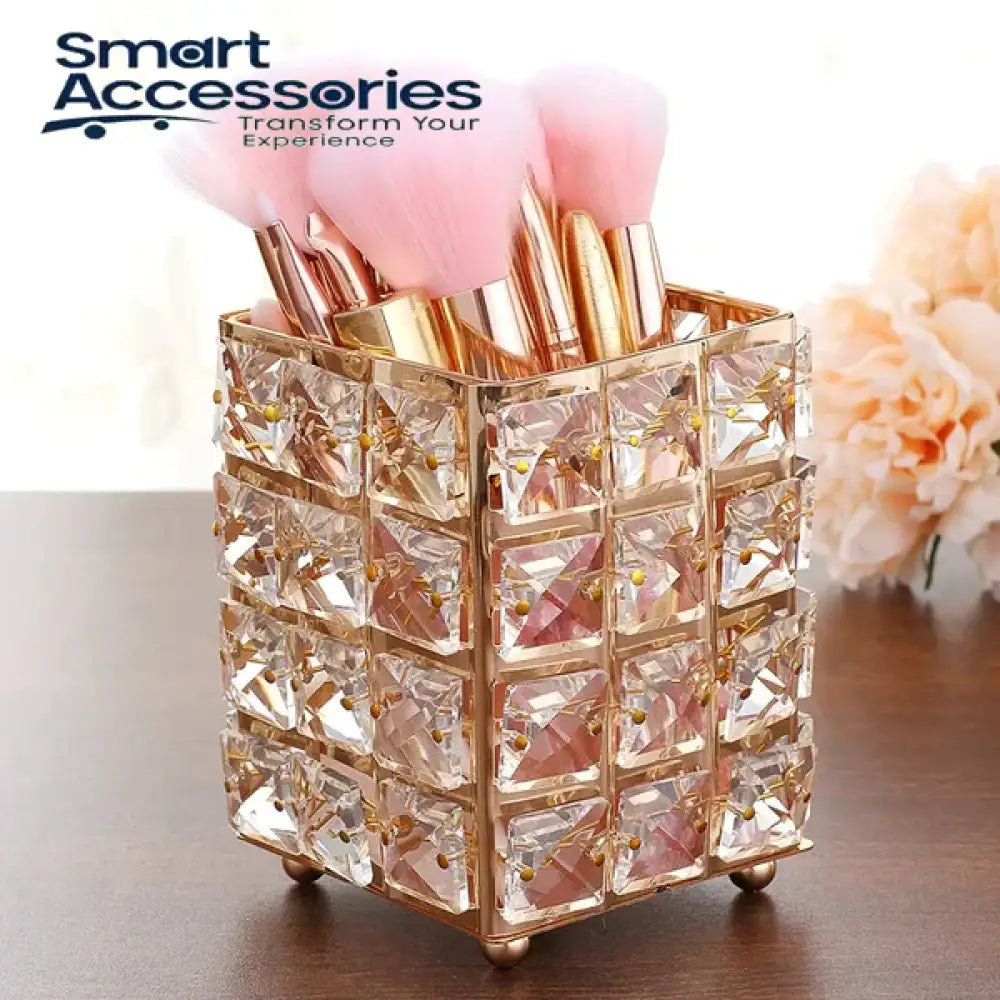 Crystal Makep Brush Holder