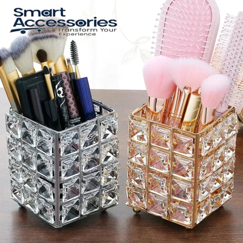 Crystal Makep Brush Holder