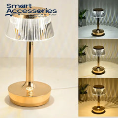 Crystal Projection Desk Lamp Charging Touch