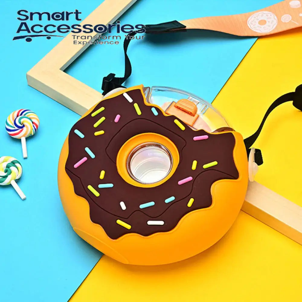 Cute 350Ml Donuts Small Water Bottle.