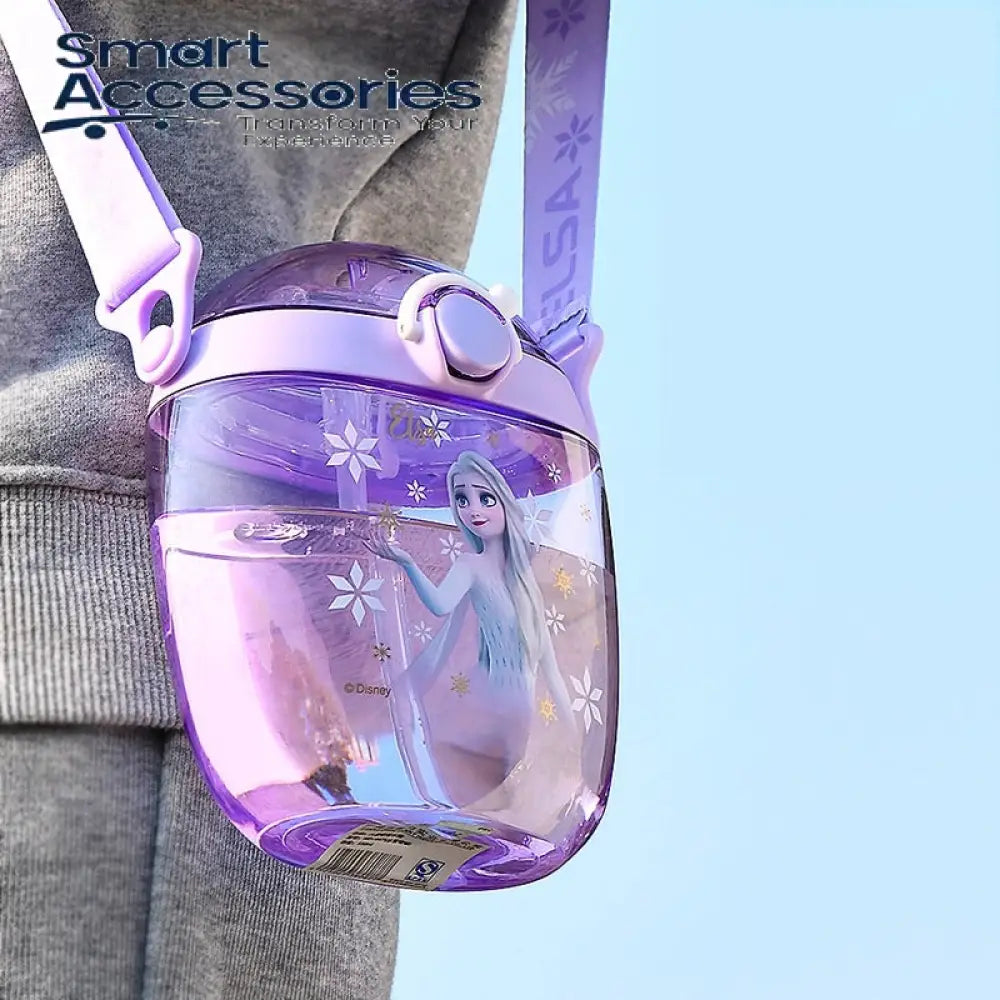 Disney Water Drinking Bottle With Straw