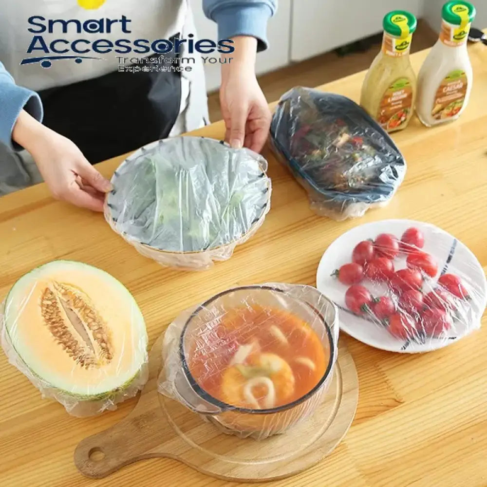 Disposable Cling Film Cover Elastic Food 100 + /- Pcs Each Pack