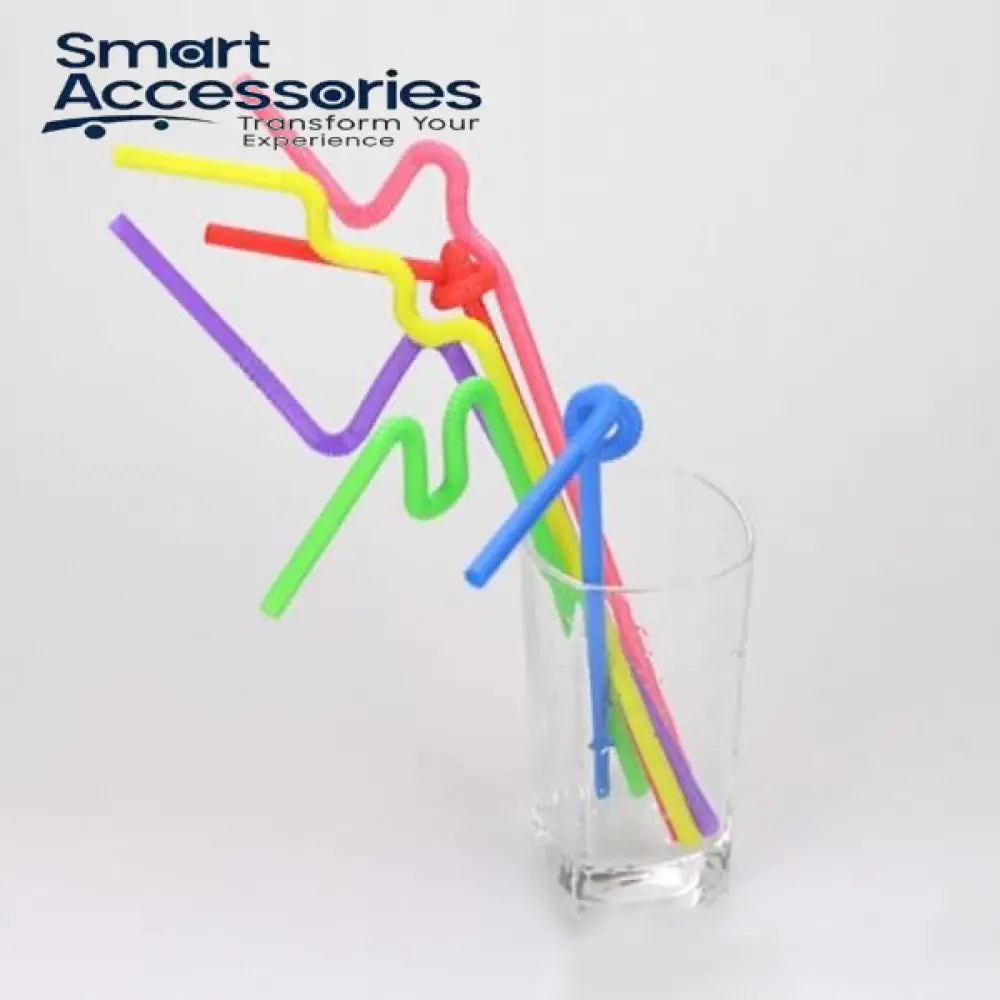 Disposable Plastic Color Straw (100Pcs)