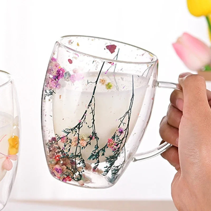 Flowers Double Bottom Mug