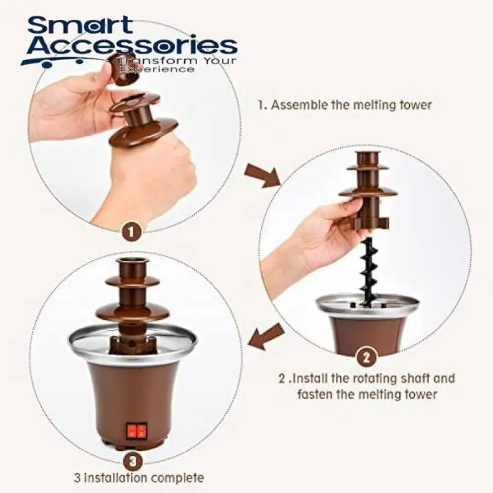 Dragon Mini Chocolate Fountain Maker (3 Tiers)