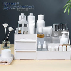 Dressing Table Makeup Box Desktop Cosmetic Storage With Drawer