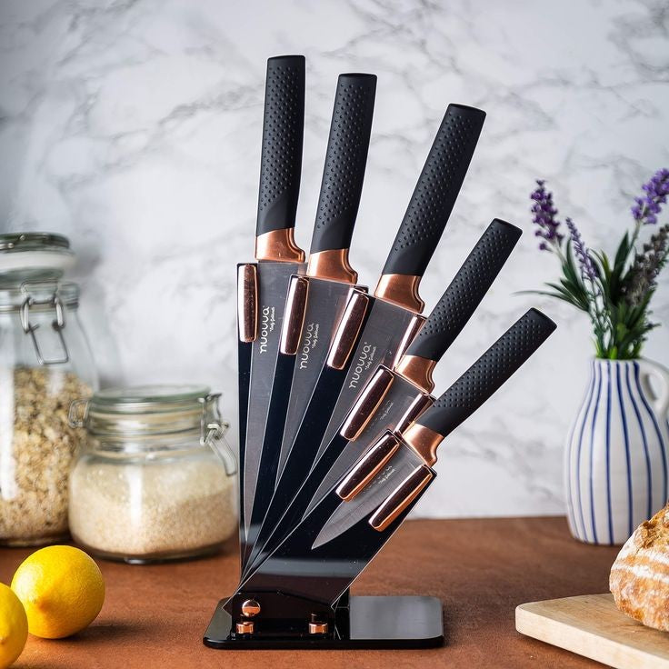 6Pcs Knife Set With Stand