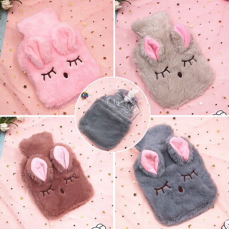 Cute Animal Fluffy Hot Water Bag