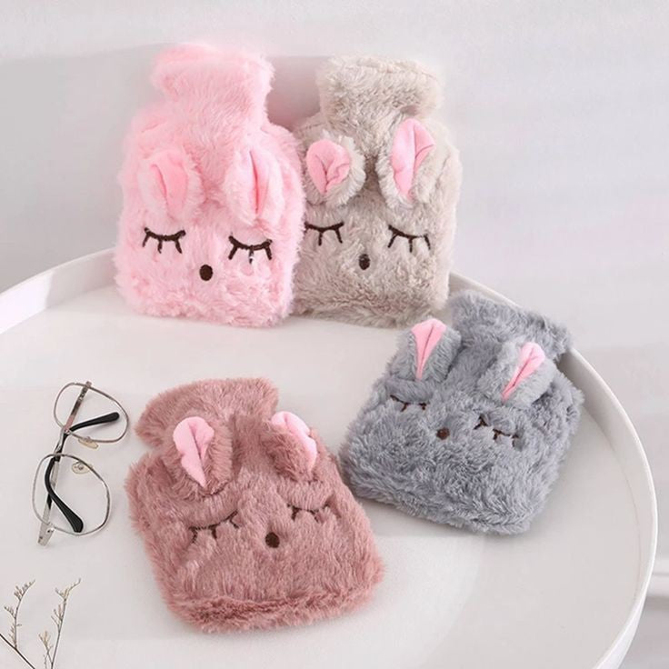 Cute Animal Fluffy Hot Water Bag