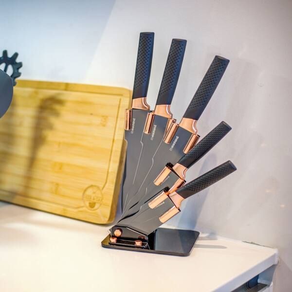 6Pcs Knife Set With Stand