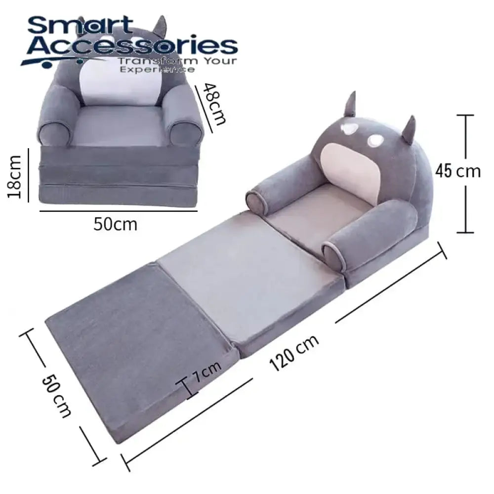 Foldable Kids Sofa Chair Bed Smart Accessories PK