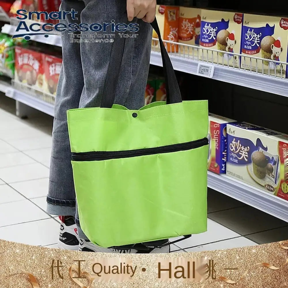 Foldable Trolly Bag With Wheels