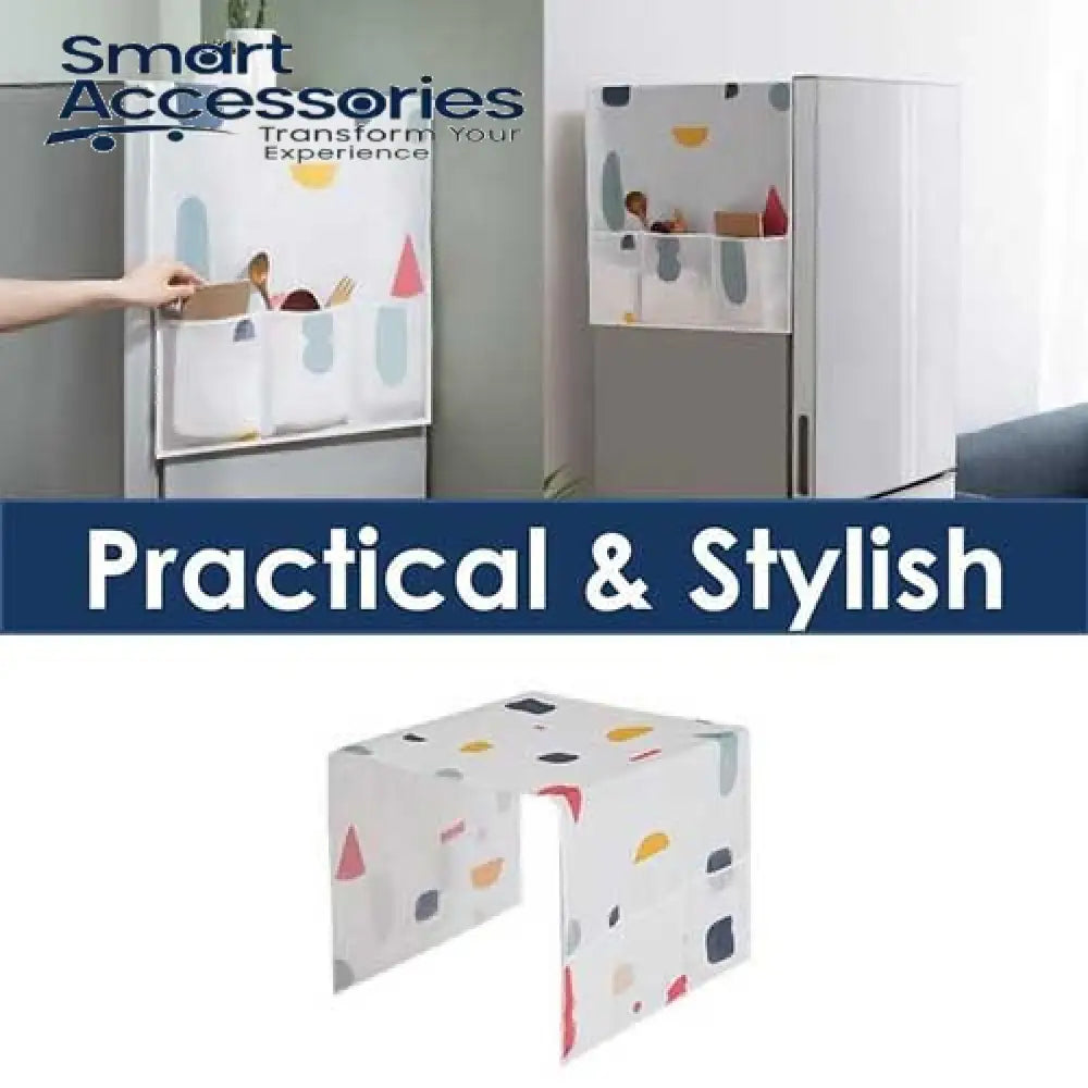 Fridge Cover With Pockets