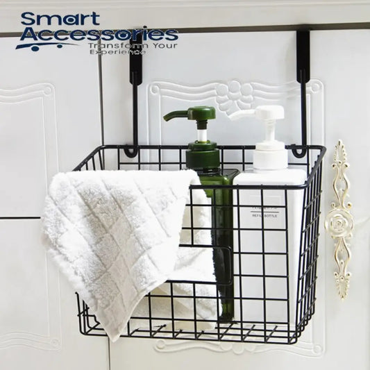 Hanging Under Shelf Iron Storage Basket Home Accessories