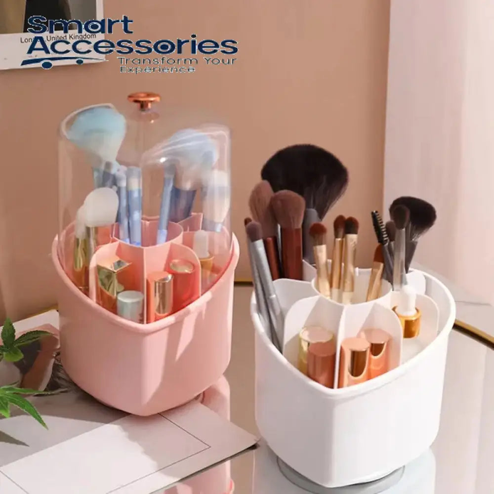 Heartglow Rotating Makeup Brush Stand