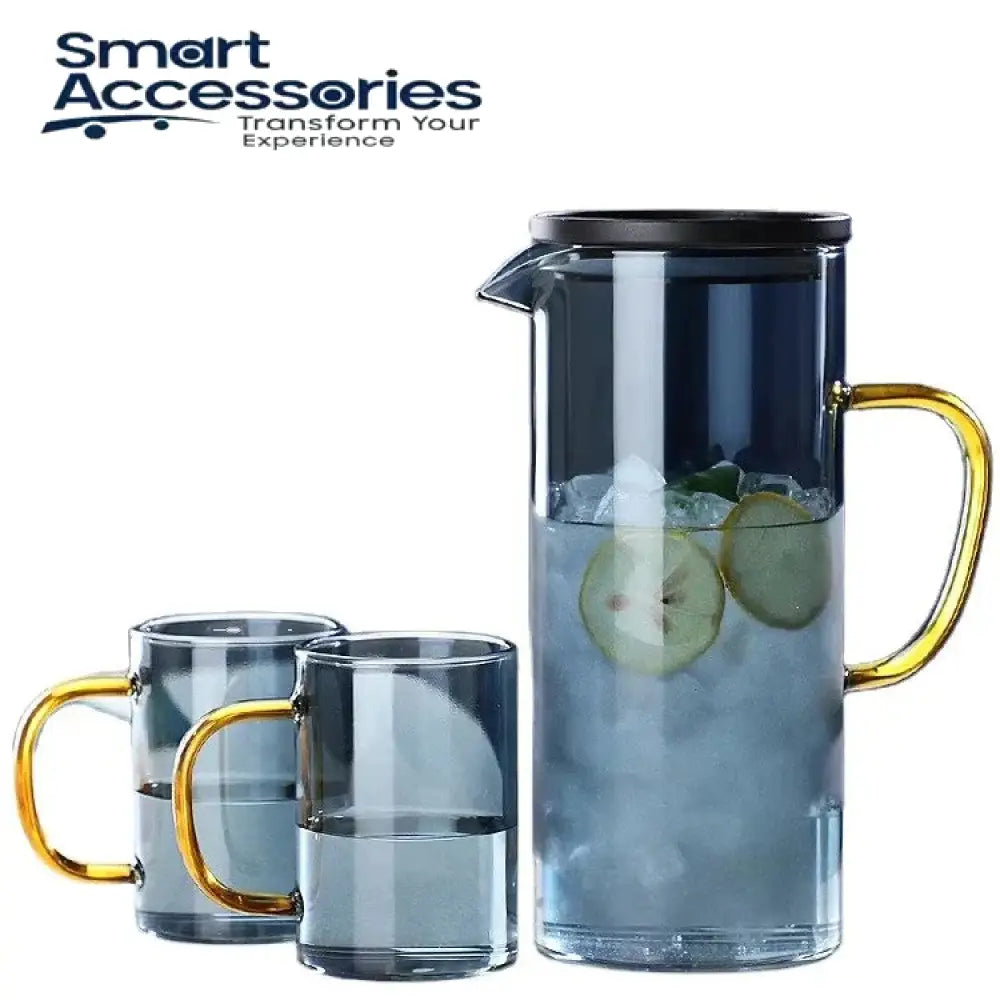 High Temperature Resistant Lemonade Glass Water Set 7Pcs