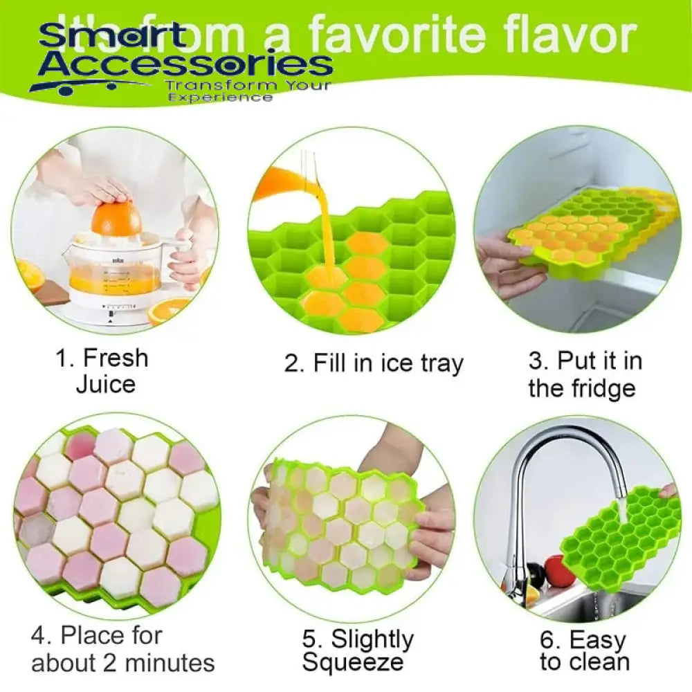 Honeycomb Silicone Ice Sqube Tray