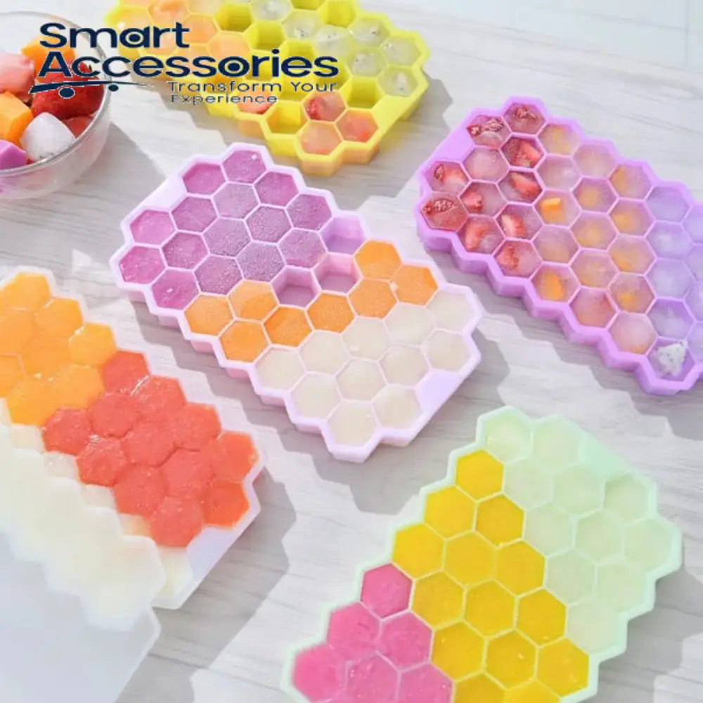 Honeycomb Silicone Ice Sqube Tray