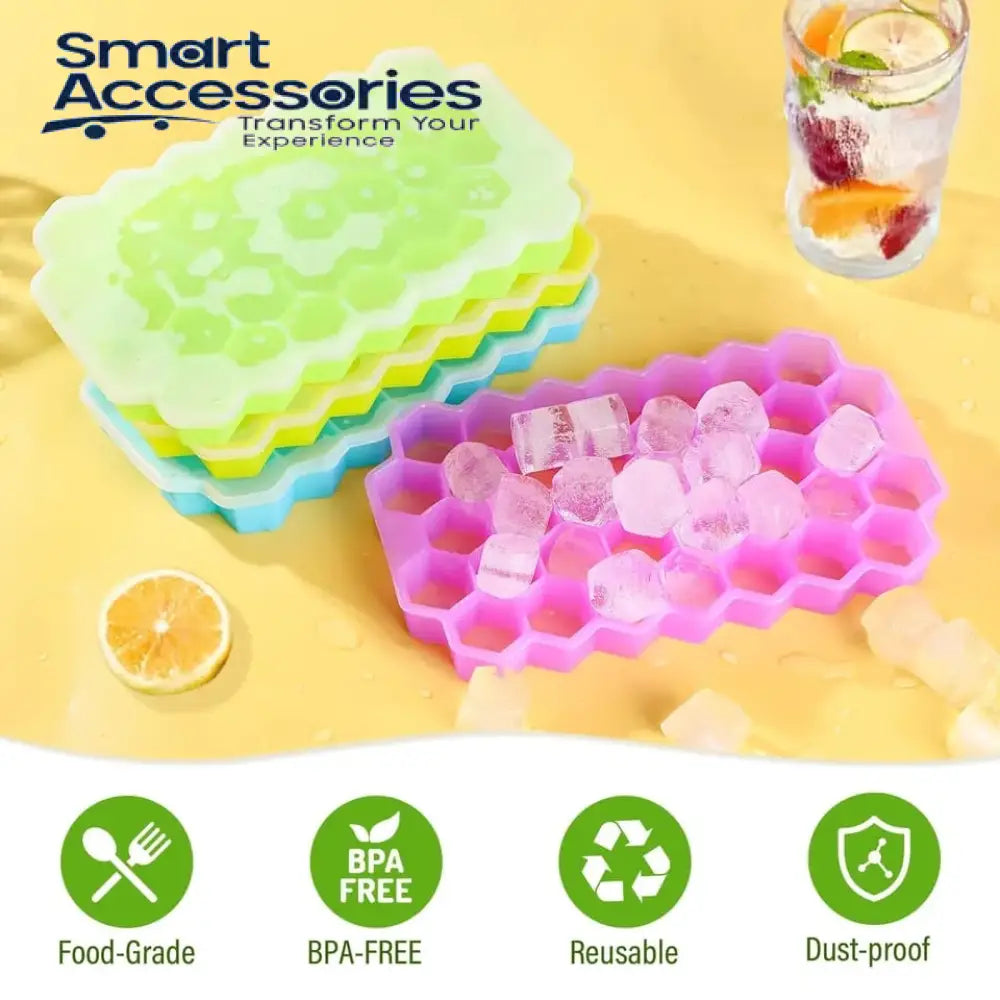 Honeycomb Silicone Ice Sqube Tray