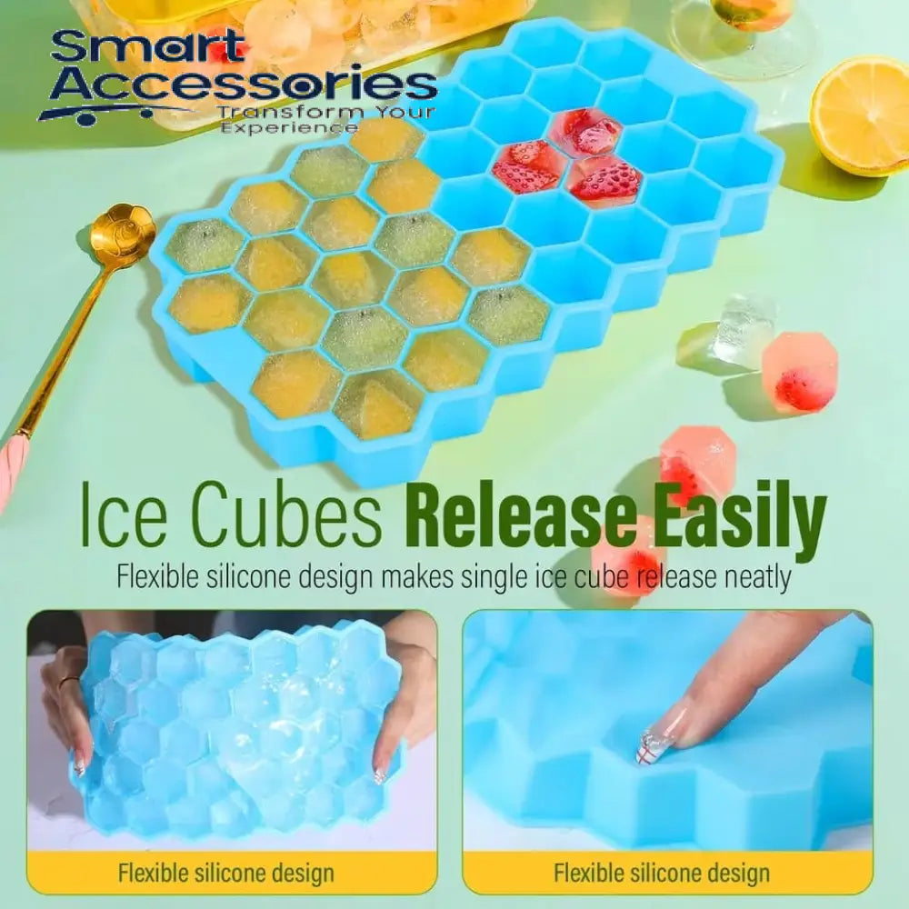 Honeycomb Silicone Ice Sqube Tray