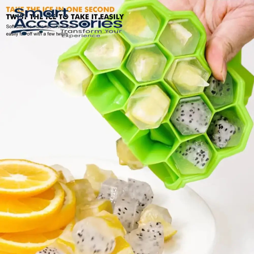 Honeycomb Silicone Ice Sqube Tray