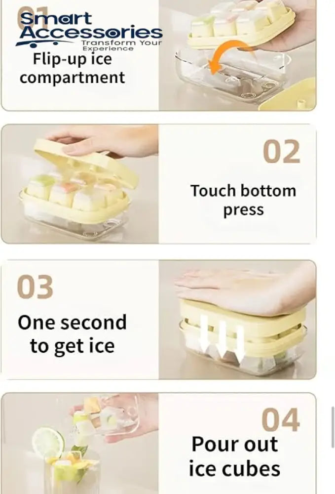 Ice Cube Tray With Lid