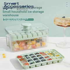 Ice Cube Tray With Lid And Bin