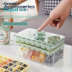 Ice Cube Tray With Lid And Bin