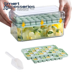 Ice Cube Tray With Lid And Bin