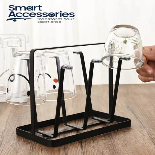 Iron Glass Stand And Cup Holder Kitchen Accessories