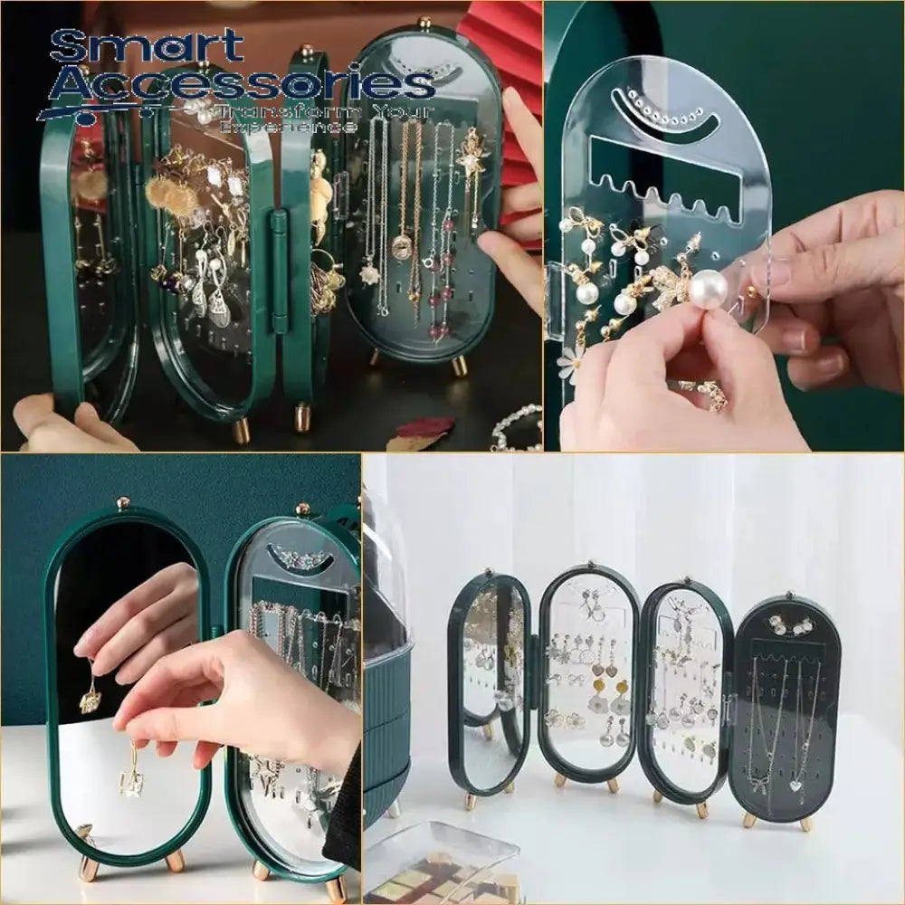 Jewellery Case (Foldable) With Mirror