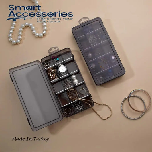 Jewelry Organizer Box 15 Compartment