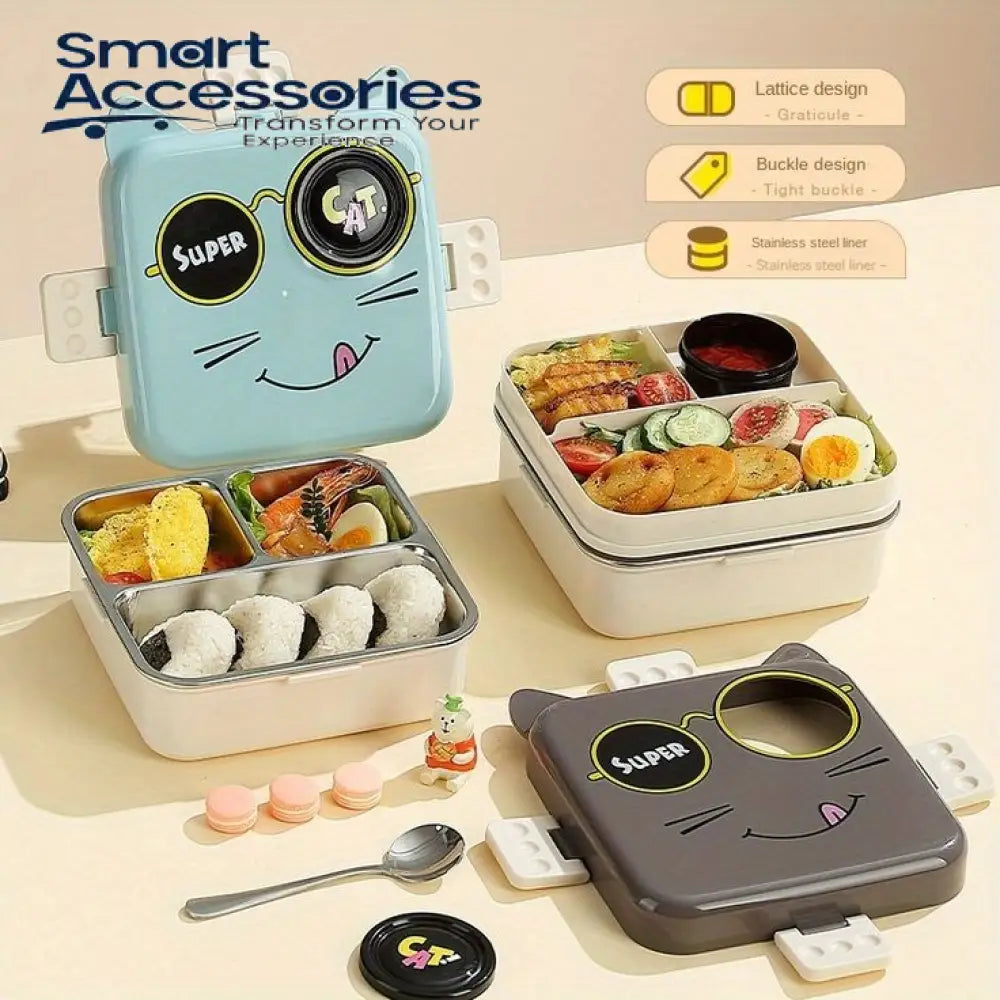 Kids Carnival Bento Lunch Boxkids Box Cute Cat