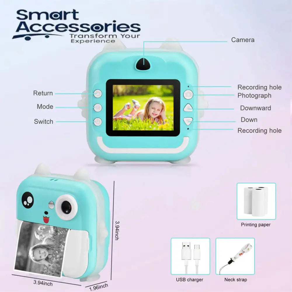 Kids Instant Print Digital Camera