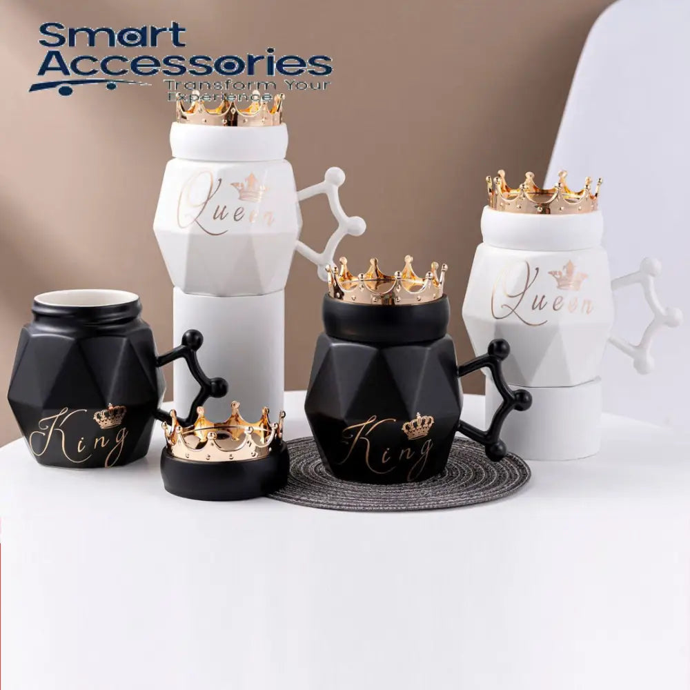 King Queen Mug Set