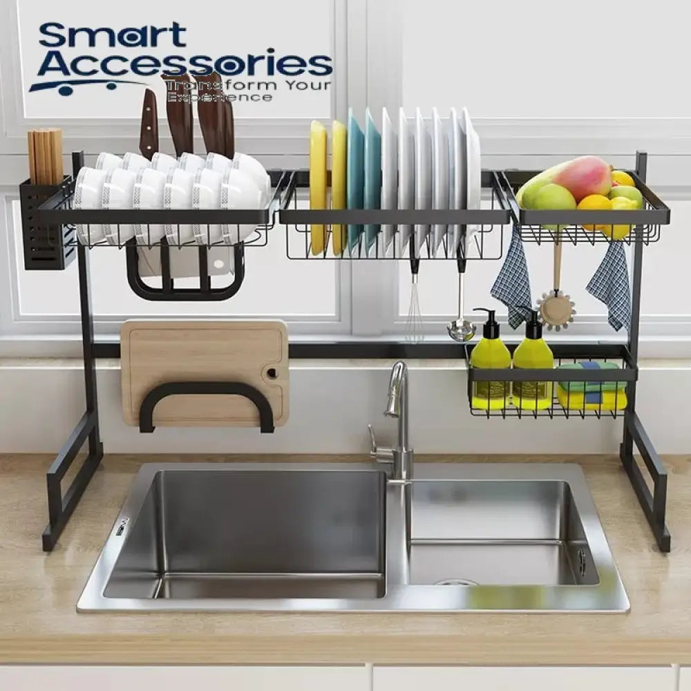 Kitchen Dish Drying Rack Over Sink (Heavy Quality) Accessories