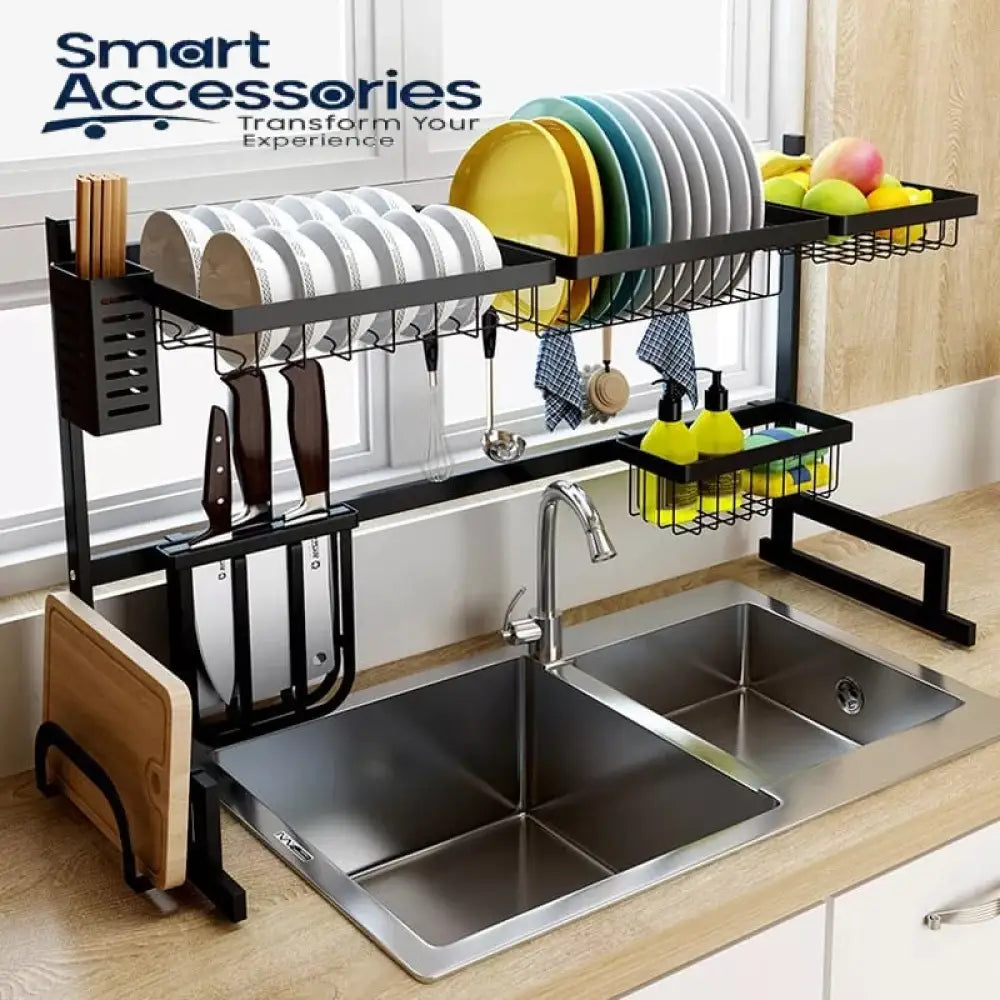 Kitchen Dish Drying Rack Over Sink (Heavy Quality) Accessories