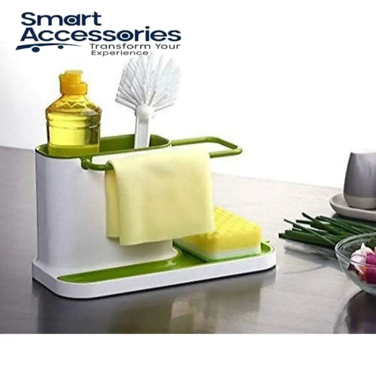 Kitchen Sink Soap & Sponge Organizer