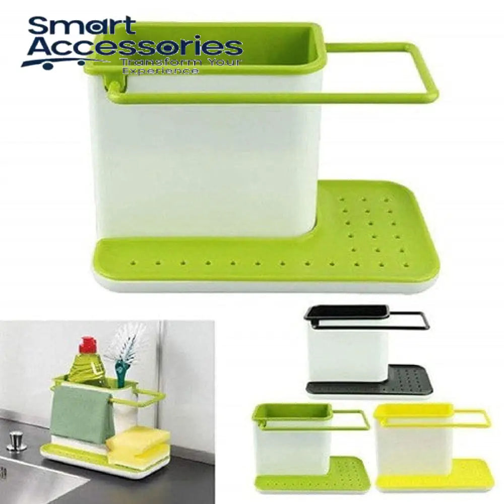 Kitchen Sink Soap & Sponge Organizer