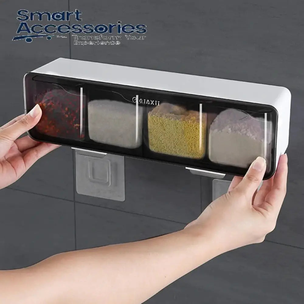 Kitchen Wall-Mounted Seasoning Spice Rack