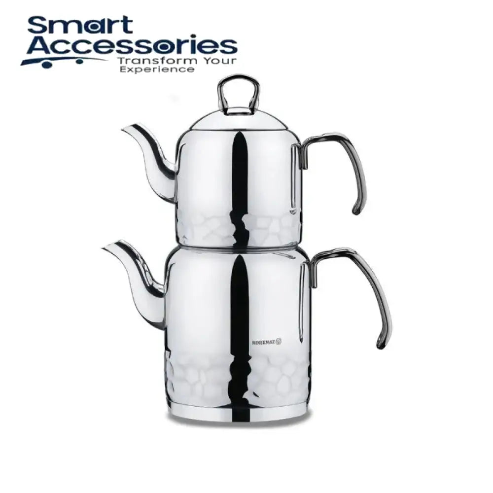 Korkmaz A227-01 Erna Teapot Set Inox